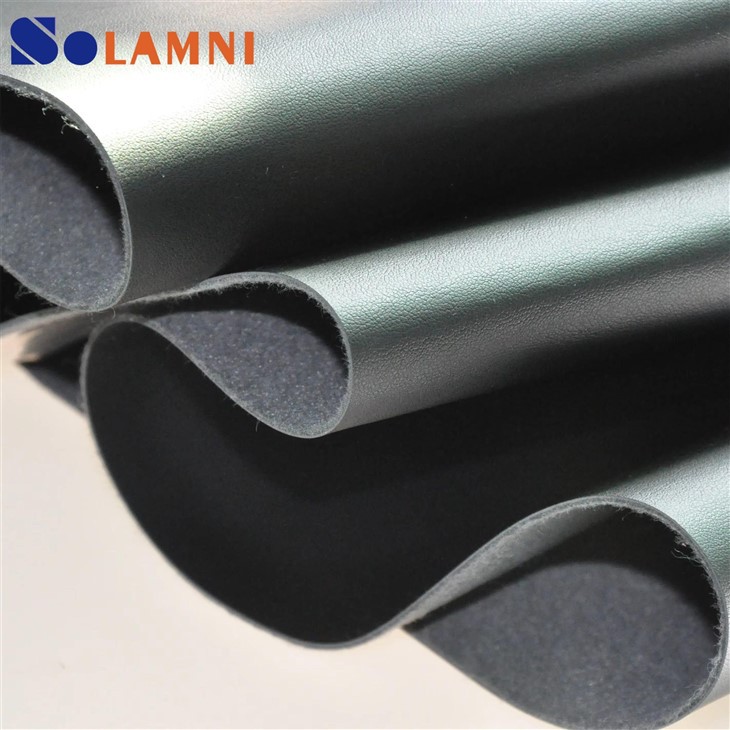 DE43 Textured Cascara PU Faux Synthetic Leather factory